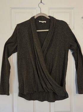 Pure + Good Anthropology Wrap Style Top - Women's M